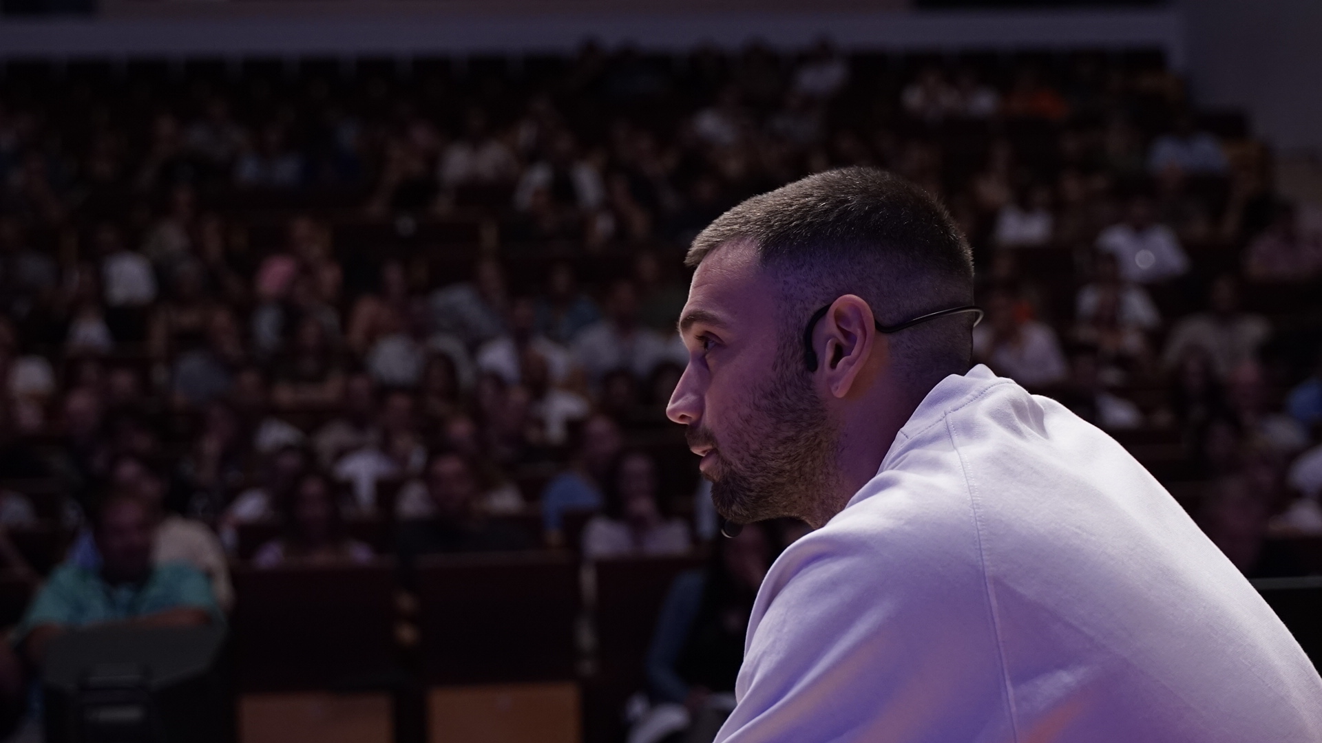 Ángel López (loopeztrainer) en sesión hablando sobre salud, hábitos y mentalidad